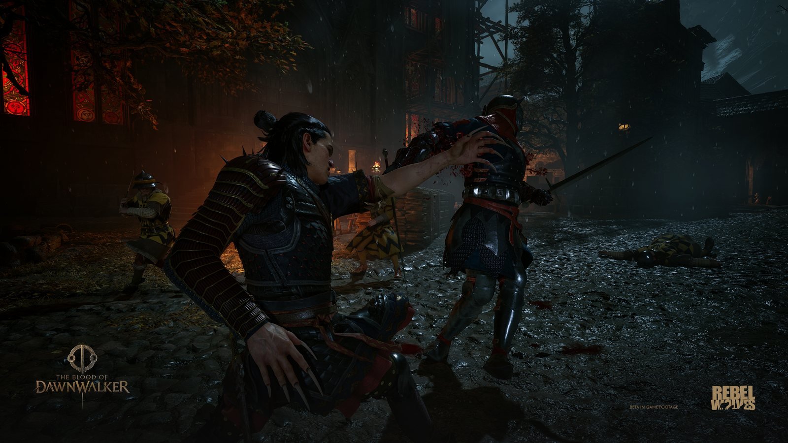 Coen im Schwertkampf gegen einen Soldaten in The Blood of Dawnwalker