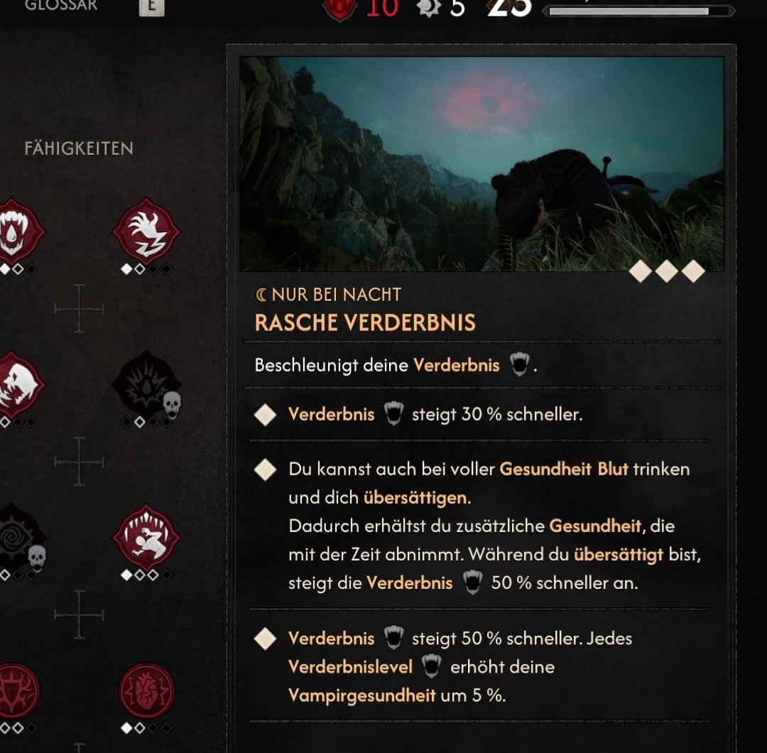 Tooltip von Rasche Verderbnis in The Blood of Dawnwalker