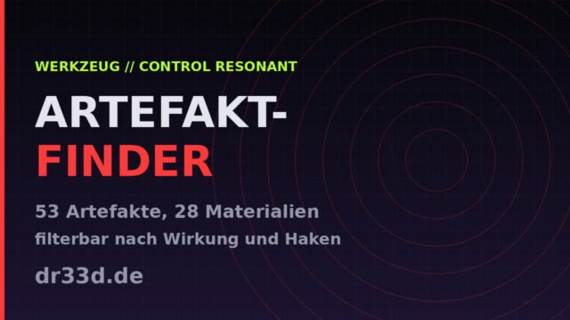 Artefakt-Finder — Control Resonant