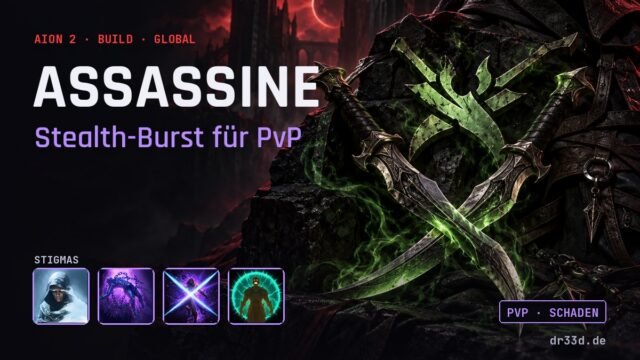 Aion 2: Assassine Stealth-Burst für PvP – Klassenmotiv und Stigmas