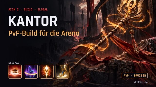 Aion 2: Kantor PvP-Build für die Arena – Klassenmotiv und Stigmas