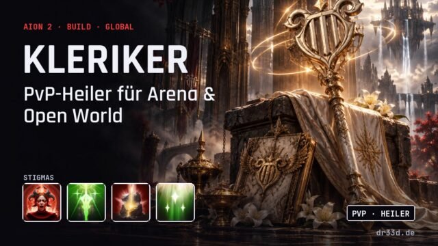 Aion 2: Kleriker PvP-Heiler für Arena & Open World – Klassenmotiv und Stigmas