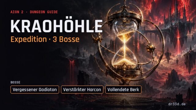 Aion 2 Kraohöhle – Dungeon-Guide auf Deutsch